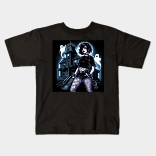 haunted mansion - goth haunted mansion Kids T-Shirt